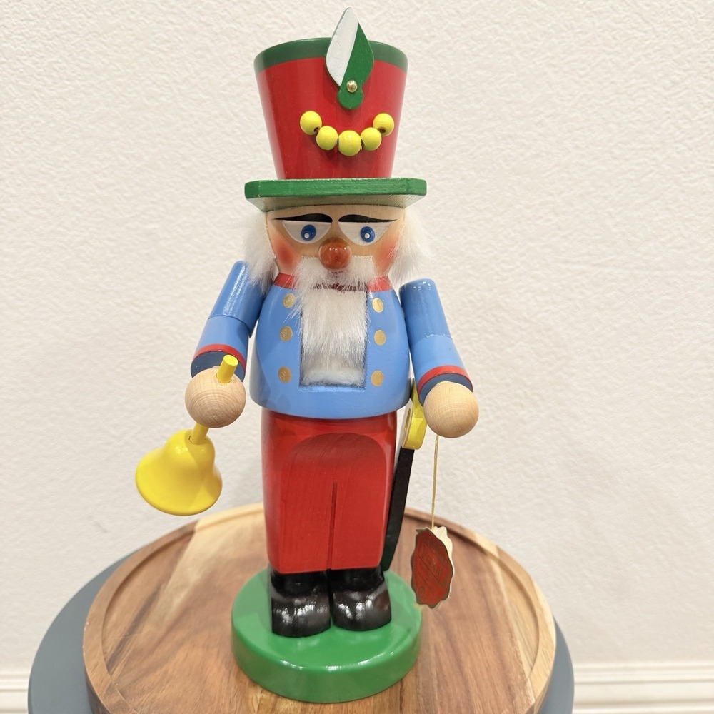 Steinbach Nutcracker Town Cryer Junior Signed  (Very Rare) S 714 Holzkunst
